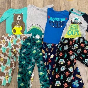 Boys' Mixed Prints Pajamas - 8 pjs